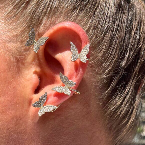 New, no tags, gold hard/clamshell/hand bag/clutch, fully embellished, crystals - Picture 13 of 16